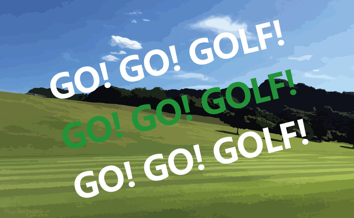GO!GO!GOLF! POP UP NEWS the HOUSE